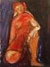 Huile sur papier Format 60x50cm