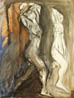 Huile sur papier Format 60x50cm